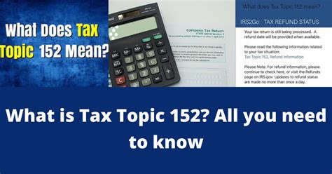 Is tax topic 152 good. Things To Know About Is tax topic 152 good. 